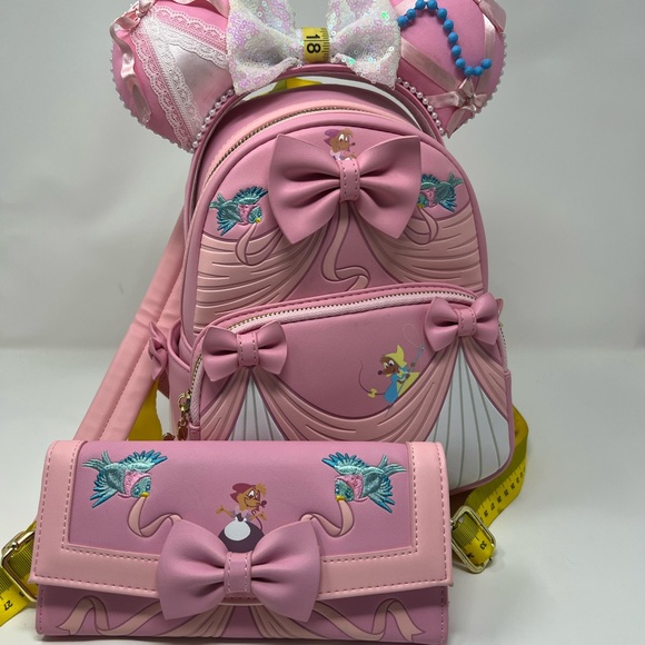 Loungefly Handbags - Loungefly Disney Cinderella 70th Anniversary bag/wallet/ears